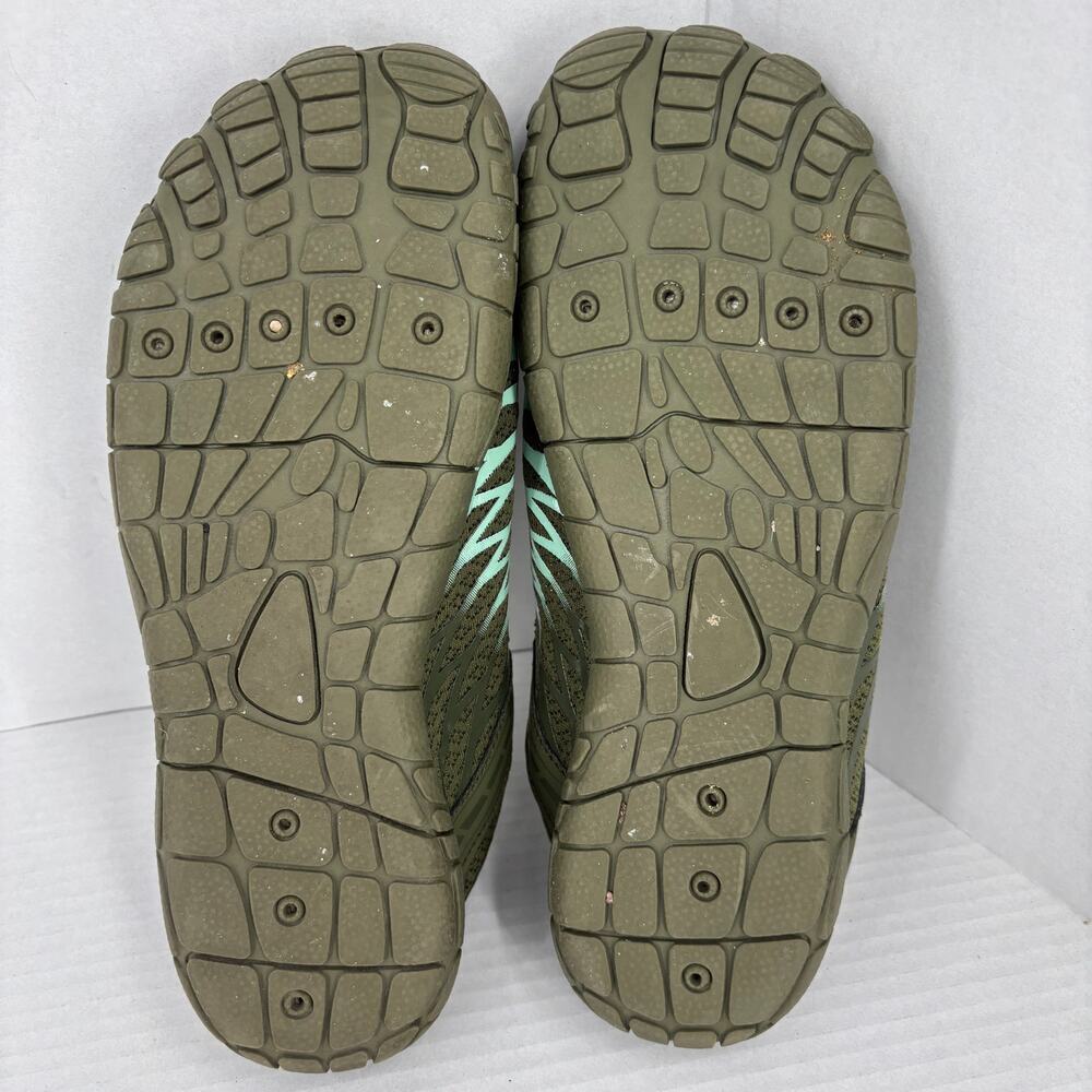HF Hike Footwear Barefoot Sneaker Size EU 40 Army Green‎ Pull On Stretch Laces - Picture 8 of 8